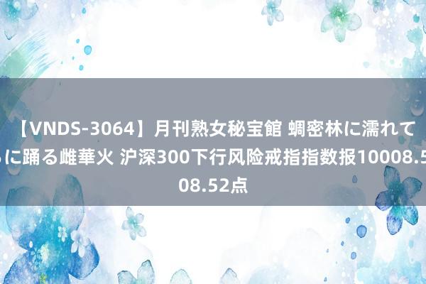 【VNDS-3064】月刊熟女秘宝館 蜩密林に濡れて淫らに踊る雌華火 沪深300下行风险戒指指数报10008.52点