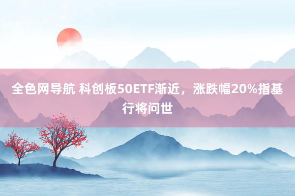 全色网导航 科创板50ETF渐近，涨跌幅20%指基行将问世