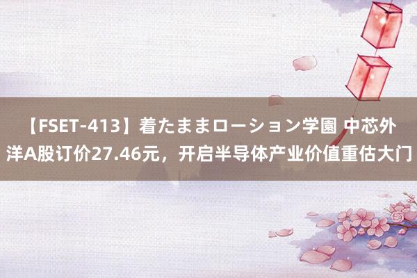 【FSET-413】着たままローション学園 中芯外洋A股订价27.46元，开启半导体产业价值重估大门