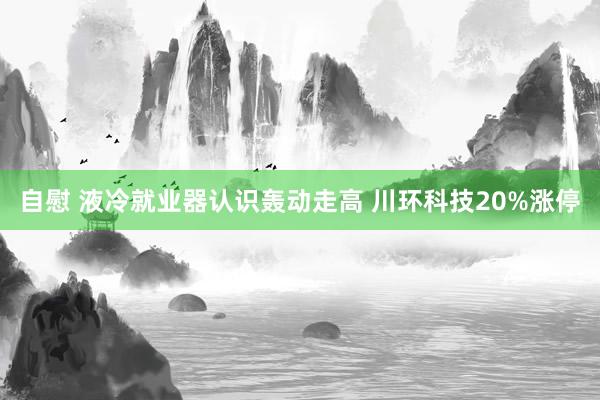 自慰 液冷就业器认识轰动走高 川环科技20%涨停